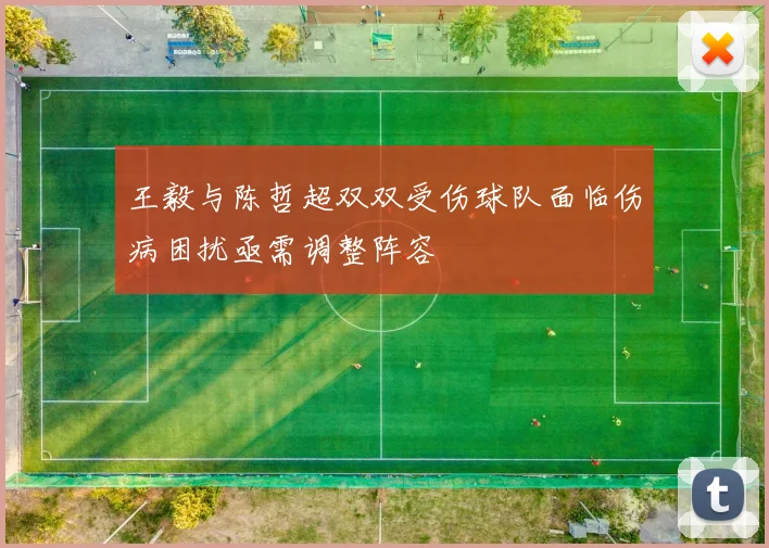 王毅与陈哲超双双受伤球队面临伤病困扰亟需调整阵容